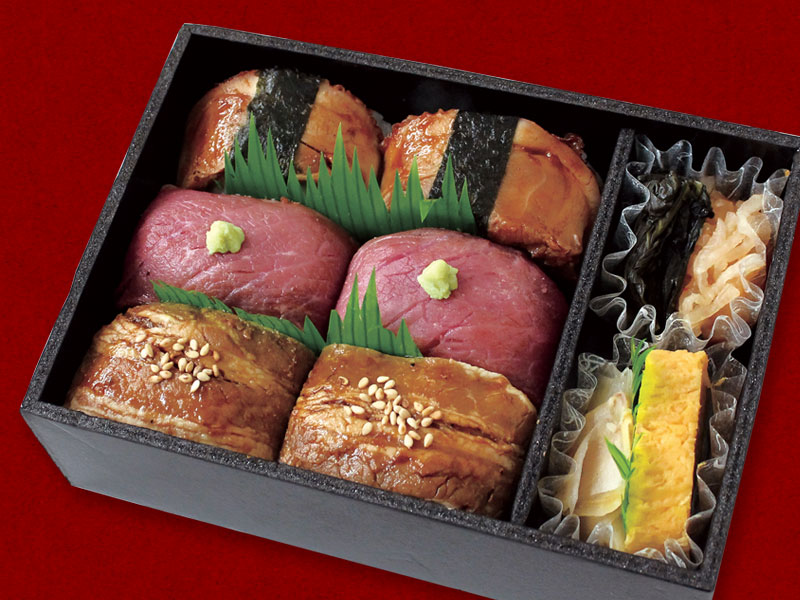 お肉の創作寿司-３種の饗宴-イメージ