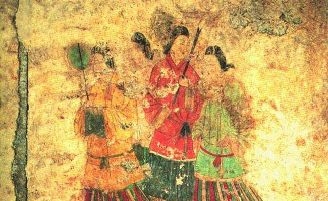 高松塚古墳壁画　イメージ